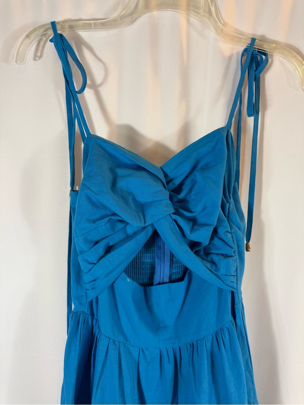 Petal and Pup Women's Lenny Maxi Dress size:S color: blue - Picture 4 of 13